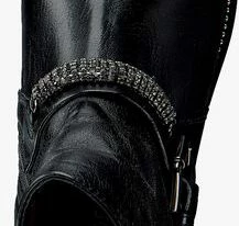 Omoda 108261 biker boots en noir -Bottes Femme Soldes 100883 4