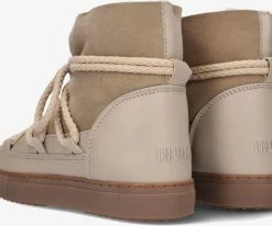 Inuikii classic bottes fourrure en taupe 8 Inuikii classic bottes fourrure en taupe -Bottes Femme Soldes 101728 3