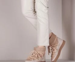 Inuikii classic bottes fourrure en taupe 11 Inuikii classic bottes fourrure en taupe -Bottes Femme Soldes 101728 7