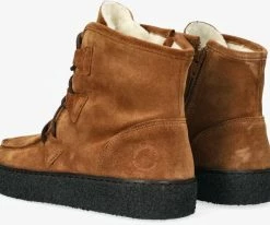 Ca'shott 18110 bottines à lacets en cognac 8 Ca'shott 18110 bottines à lacets en cognac -Bottes Femme Soldes 102134 3