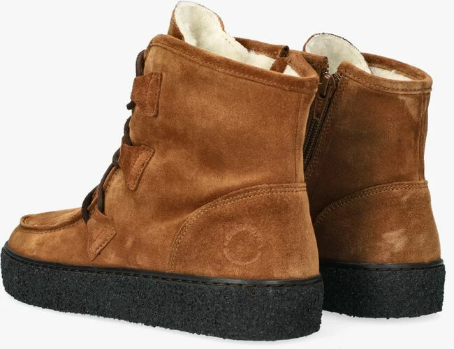Ca'shott 18110 bottines à lacets en cognac 3 Ca'shott 18110 bottines à lacets en cognac – Image 3
