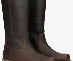 Panama jack bambina b82 bottes hautes en marron -Bottes Femme Soldes 102426 1