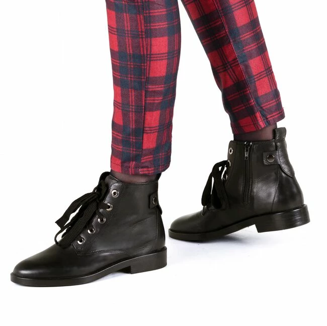 Omoda 44443 bottines à lacets en noir 6 Omoda 44443 bottines à lacets en noir – Image 6