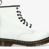 Dr martens 1460 w bottines à lacets en blanc -Bottes Femme Soldes 105918 2