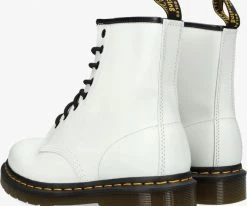 Dr martens 1460 w bottines à lacets en blanc -Bottes Femme Soldes 105918 3