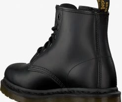 Dr martens 101 bottines à lacets en noir -Bottes Femme Soldes 109253 3