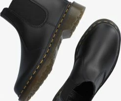 Dr martens 2976 vegan bottines chelsea en noir -Bottes Femme Soldes 109257 5