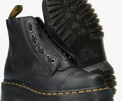 Dr martens sinclair bottines à lacets en noir -Bottes Femme Soldes 109258 4