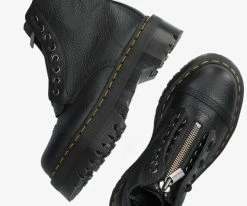 Dr martens sinclair bottines à lacets en noir -Bottes Femme Soldes 109258 5