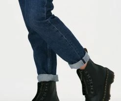 Dr martens sinclair bottines à lacets en noir -Bottes Femme Soldes 109258 8