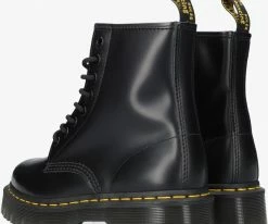 Dr martens 1460 bex bottines à lacets en noir 8 Dr martens 1460 bex bottines à lacets en noir -Bottes Femme Soldes 109266 3