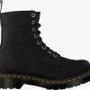 Dr martens 1460 pascal bottines à lacets en noir -Bottes Femme Soldes 109270 2