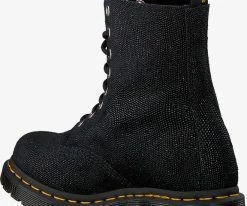 Dr martens 1460 pascal bottines à lacets en noir -Bottes Femme Soldes 109270 3