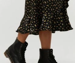Dr martens 1460 pascal bex bottines à lacets en noir -Bottes Femme Soldes 109279 8