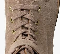 Omoda pleun 24 bottines à lacets en taupe -Bottes Femme Soldes 109640 4