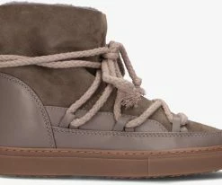 Inuikii classic bottes fourrure en taupe