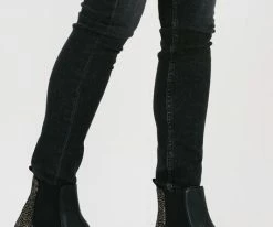 Maruti tygo bottines chelsea en noir -Bottes Femme Soldes 111440 8