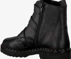 Omoda bee 566 biker boots en noir 7 Omoda bee 566 biker boots en noir -Bottes Femme Soldes 111582 3