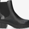 Unisa jimenez bottines chelsea en noir -Bottes Femme Soldes 111740 2
