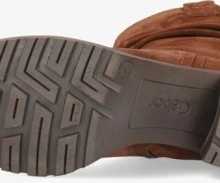 Gabor 802.2 bottes hautes en cognac -Bottes Femme Soldes 111847 4