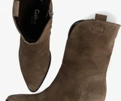 Gabor 692 santiags en taupe 9 Gabor 692 santiags en taupe -Bottes Femme Soldes 111888 5