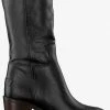 Shabbies 193020064 bottes hautes en noir 10 Shabbies 193020064 bottes hautes en noir -Bottes Femme Soldes 112165 2