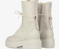Nubikk fae aubine bottines à lacets en blanc 8 Nubikk fae aubine bottines à lacets en blanc -Bottes Femme Soldes 112408 3