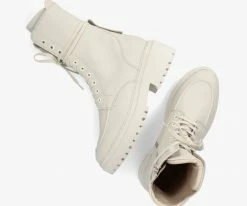 Nubikk fae aubine bottines à lacets en blanc 10 Nubikk fae aubine bottines à lacets en blanc -Bottes Femme Soldes 112408 5