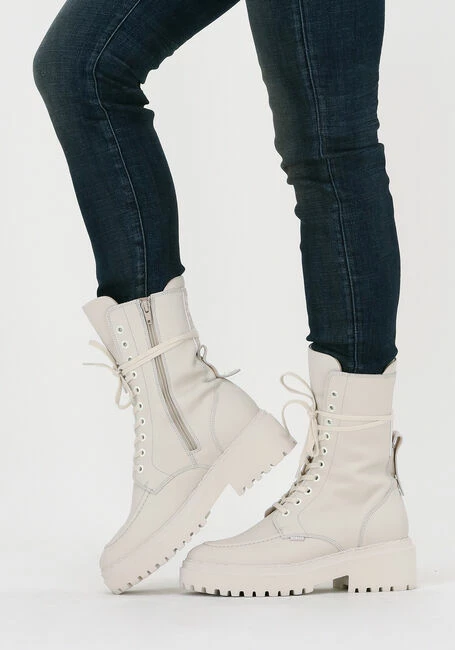 Nubikk fae aubine bottines à lacets en blanc 6 Nubikk fae aubine bottines à lacets en blanc – Image 6