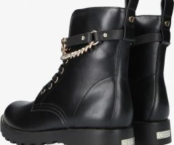 Guess nina bottines à lacets en noir -Bottes Femme Soldes 112564 3
