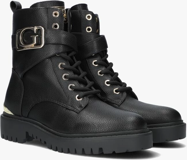 Guess orana bottines à lacets en noir 2 Guess orana bottines à lacets en noir – Image 2