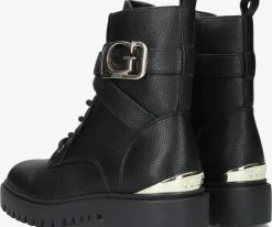 Guess orana bottines à lacets en noir 8 Guess orana bottines à lacets en noir -Bottes Femme Soldes 112579 3