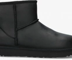 Ugg w classic mini bottes fourrure en noir