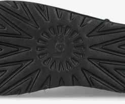 Ugg w classic mini bottes fourrure en noir -Bottes Femme Soldes 112599 4