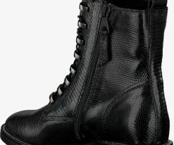 Omoda 108263 bottines à lacets en noir 7 Omoda 108263 bottines à lacets en noir -Bottes Femme Soldes 113576 3