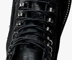 Omoda 108263 bottines à lacets en noir 8 Omoda 108263 bottines à lacets en noir -Bottes Femme Soldes 113576 4