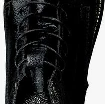 Omoda 720244 bottines à lacets en noir 8 Omoda 720244 bottines à lacets en noir -Bottes Femme Soldes 113579 4