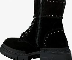 Deabused dea-42 bottines à lacets en noir -Bottes Femme Soldes 115019 3