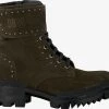 Deabused dea-42 bottines à lacets en vert -Bottes Femme Soldes 115020 2
