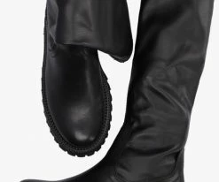Bronx groov-y 14211 bottes hautes en noir 10 Bronx groov-y 14211 bottes hautes en noir -Bottes Femme Soldes 115186 5