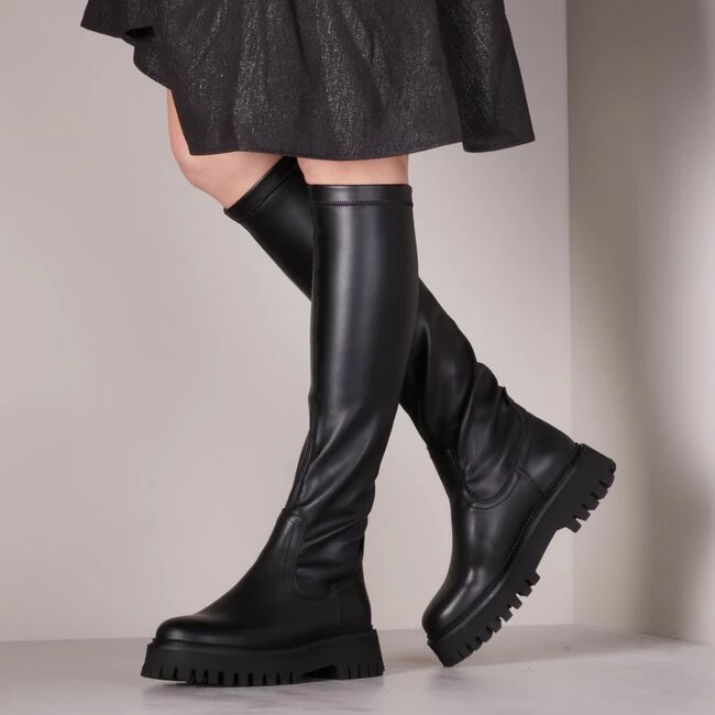 Bronx groov-y 14211 bottes hautes en noir 6 Bronx groov-y 14211 bottes hautes en noir – Image 6