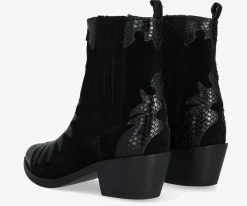 Verton sarto200 santiags en noir -Bottes Femme Soldes 115972 3