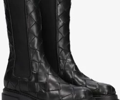 Notre-v 01-612 bottines chelsea en noir -Bottes Femme Soldes 116262 1