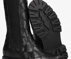 Notre-v 01-612 bottines chelsea en noir -Bottes Femme Soldes 116262 4