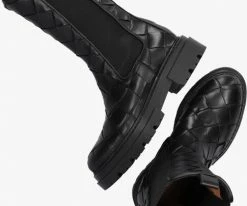 Notre-v 01-612 bottines chelsea en noir -Bottes Femme Soldes 116262 5