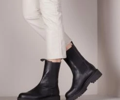 Ca'shott 24205 bottines chelsea en noir 11 Ca'shott 24205 bottines chelsea en noir -Bottes Femme Soldes 117760 7