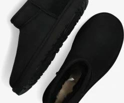 Ugg w classic ultra mini bottes fourrure en noir -Bottes Femme Soldes 118091 5