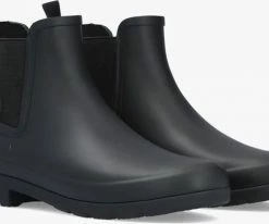 Hunter womens refined slim fit bottes en caoutchouc en noir