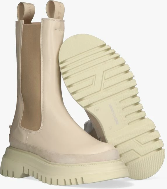 Janet & janet 01000 bottines chelsea en beige 5 Janet & janet 01000 bottines chelsea en beige – Image 5