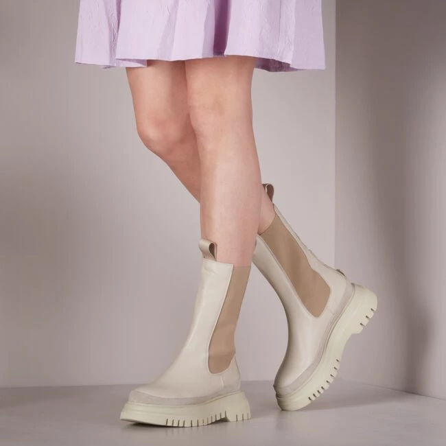 Janet & janet 01000 bottines chelsea en beige 6 Janet & janet 01000 bottines chelsea en beige – Image 6